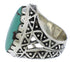 Authentic Sterling Silver Turquoise Southwestern Ring Size 5 TX38912