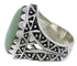 Southwestern Turquoise And Sterling Silver Ring Size 6-1/4 TX38936