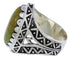 Turquoise Southwest Silver Ring Size 4-3/4 TX38945