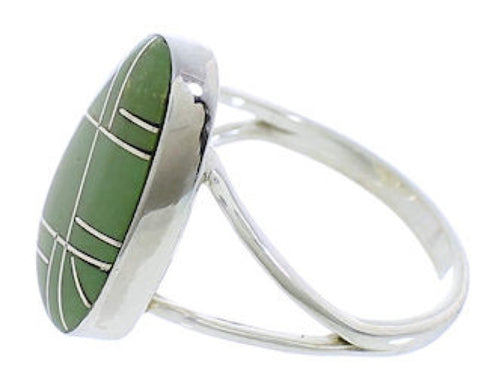 Southwestern Sterling Silver Turquoise Jewelry Ring Size 6 TX38993