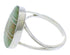 Genuine Sterling Silver Turquoise Jewelry Ring Size 7-1/4 TX39000