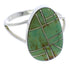Turquoise Authentic Sterling Silver Jewelry Ring Size 8-1/2 TX39136