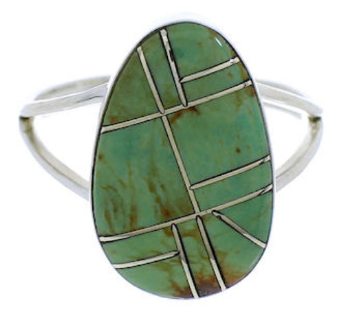 Turquoise Sterling Silver Southwest Jewelry Ring Size 4-3/4 TX39128