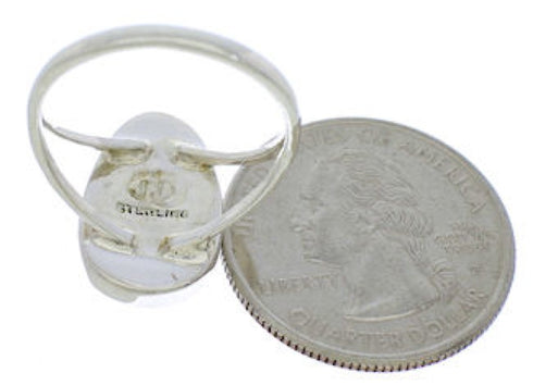 Turquoise Sterling Silver Southwest Jewelry Ring Size 5-3/4 TX39131