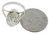 Southwestern Multicolor Inlay Sterling Silver Ring Size 7-1/2 TX39228