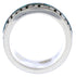 Southwest Sterling Silver Turquoise Inlay Ring Size 6-3/4 TX38414
