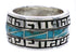 Southwest Turquoise And Silver Ring Size 5-3/4 TX38446