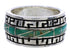 Turquoise And Southwest Sterling Silver Ring Size 7-3/4 TX38498