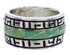 Silver And Turquoise Ring Size 6-3/4 TX38537
