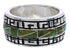 Southwestern Sterling Silver And Turquoise Ring Size 6-3/4 TX38542