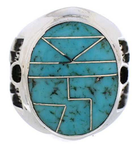 Genuine Sterling Silver Turquoise Southwest Ring Size 5-1/2 TX38627