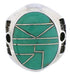 Sterling Silver Jewelry Turquoise Southwest Ring Size 5-3/4 TX38647