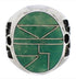 Sterling Silver Turquoise Southwestern Jewelry Ring Size 5-3/4 TX38662