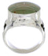 Authentic Silver Turquoise Southwestern Jewelry Ring Size 5 TX38669
