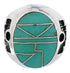 Southwest Silver Jewelry Turquoise Inlay Ring Size 7 TX38681