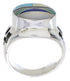 Multicolor Silver Southwestern Inlay Ring Size 6-1/2 TX38701