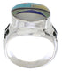 Southwest Silver Multicolor Ring Size 5-3/4 TX38736