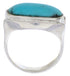 Sterling Silver Turquoise Southwest Jewelry Ring Size 5-1/4 TX39778