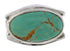 Turquoise Southwestern Sterling Silver Ring Size 6-3/4 TX39824