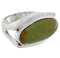 Southwestern Turquoise Silver Jewelry Ring Size 6-3/4 TX39839