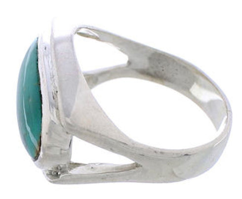 Turquoise Silver Southwest Ring Size 6-1/4 TX39878