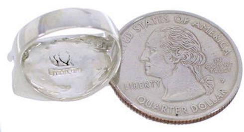 Turquoise Silver Southwest Ring Size 6-1/4 TX39878