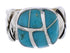 Sterling Silver And Turquoise Jewelry Ring Size 5 TX39981