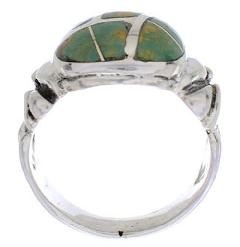 Silver Southwest Turquoise Jewelry Ring Size 6-3/4 TX39983