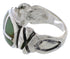 Sterling Silver Southwest Turquoise Inlay Ring Size 6-1/4 TX39988