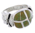Sterling Silver Turquoise Inlay Southwest Ring Size 8 TX39996