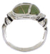 Sterling Silver Turquoise Inlay Southwestern Ring Size 8-1/4 TX39998
