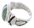 Silver Turquoise Jewelry Ring Size 7-1/2 TX40008