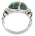 Silver Turquoise Jewelry Ring Size 7-1/2 TX40008