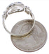 Silver Multicolor Inlay Southwest Ring Size 4-3/4 TX40040