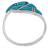 Turquoise Southwestern Silver Ring Size 4-3/4 AX87745