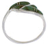 Genuine Sterling Silver Turquoise Inlay Ring Size 8-1/4 WX41057