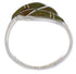 Turquoise Inlay Southwest Sterling Silver Ring Size 7-1/4 WX41059