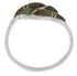 Sterling Silver Jewelry Turquoise Inlay Ring Size 8-1/4 WX41073