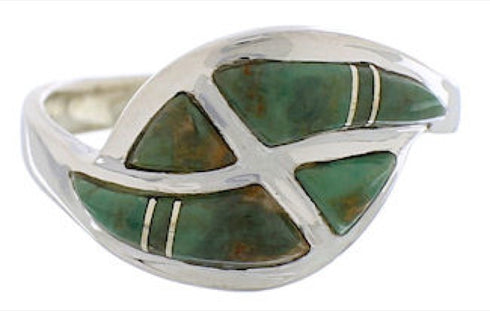Turquoise Sterling Silver Jewelry Southwest Ring Size 5-3/4 WX41079