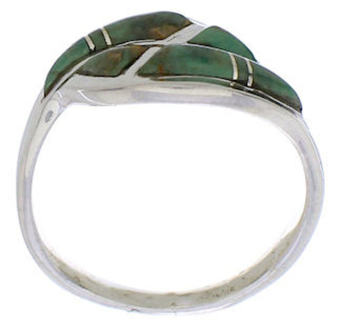 Turquoise Sterling Silver Jewelry Southwest Ring Size 5-3/4 WX41079