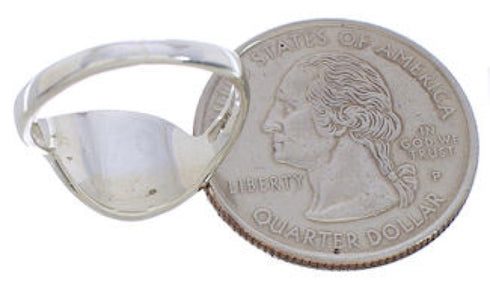 Turquoise Sterling Silver Jewelry Southwest Ring Size 5-3/4 WX41079