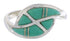 Silver Jewelry Turquoise Southwest Ring Size 4-3/4 WX41081