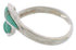 Sterling Silver Jewelry Turquoise Southwest Ring Size 7-3/4 WX41083