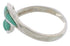 Silver Jewelry Turquoise Southwest Ring Size 4-3/4 WX41081