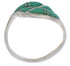Sterling Silver Jewelry Turquoise Southwest Ring Size 7-3/4 WX41083