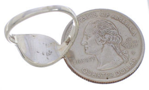 Silver Jewelry Turquoise Southwest Ring Size 4-3/4 WX41081