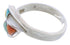 Southwest Multicolor Genuine Sterling Silver Ring Size 4-3/4 WX41184