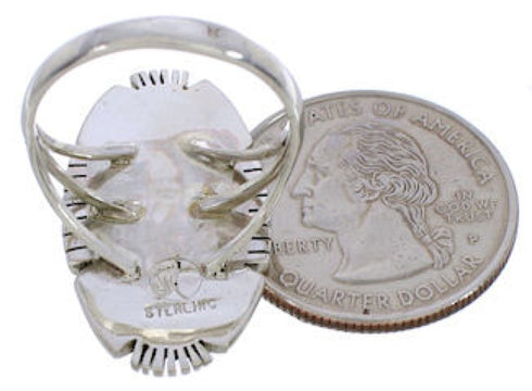 Authentic Native American Design Multicolor Ring Size 6-1/4 WX41480