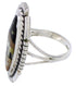 Multicolor Native American Design Silver Ring Size 6-3/4 WX41494