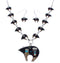 Native American Mesa Design Multicolor Bear Link Necklace Set PX37997